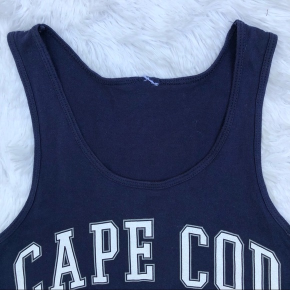 CUFFY’S • Classic Cape Cod Arch Navy Unisex Tank Top Size Small - Picture 4 of 11